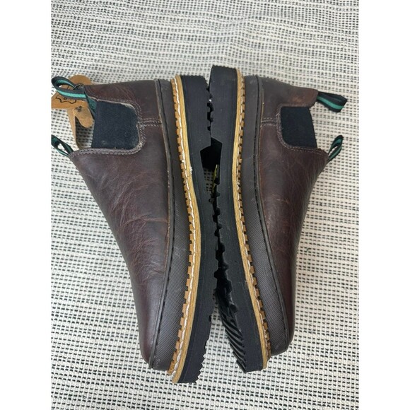 Georgia Giant Men's Georgia Giant Romeo Soft Toe Work Shoe Soggy Brown - GR262 C - Picture 3 of 11